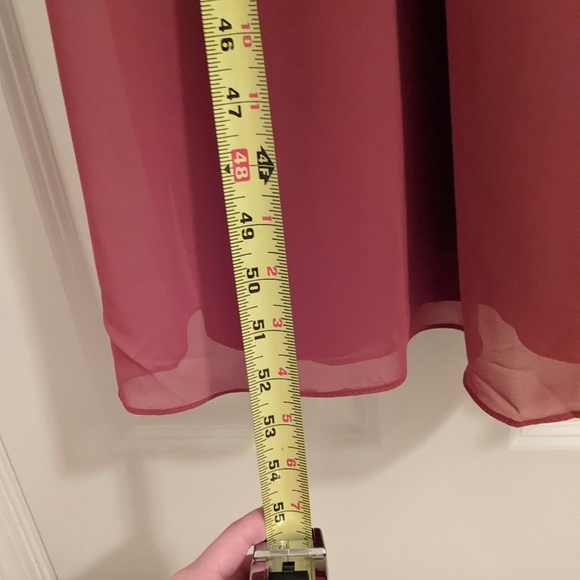 Azazie terra cotta long formal dress - Picture 7 of 13